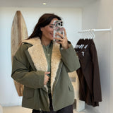 Manteau Lilio Kaki