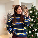 Pull Simon Bleu Marine