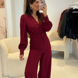 Combinaison Guilia Bordeaux
