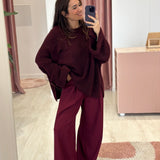 Pantalon Amaury Aubergine