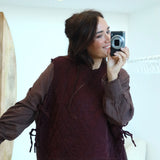 Gilet Victor Aubergine