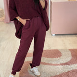 Pantalon David Aubergine