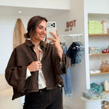 Veste Charlie Marron