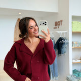 Veste Esther Bordeaux