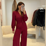 Combinaison Guilia Bordeaux