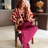 Pantalon Stan Bordeaux