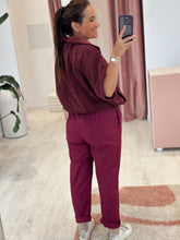 Charger l&#39;image dans la galerie, Pantalon Kelvin Aubergine
