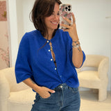 Gilet Joséphine Bleu Roi