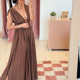 Robe Jade Marron