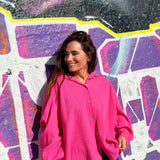 Chemisier Gaspard Fuchsia