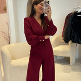 Combinaison Guilia Bordeaux