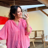 Chemisier Filip Rose-Corail