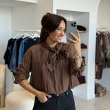 Blouse Laly Marron