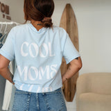 T-shirt Cool Mom Bleu
