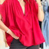 Blouse Elena Rouge