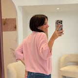 Gilet Joséphine Rose