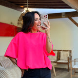 T-shirt Mylan Rose fluo