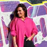 Chemisier Gaspard Fuchsia