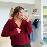 Veste Esther Bordeaux