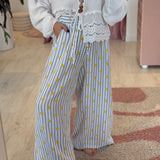 Pantalon Maxence Bleu/Jaune