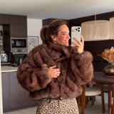 Manteau Elias Marron