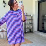 Robe Mary Bleu marine