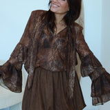 Blouse Monica Marron
