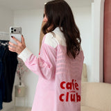 Chemisier Café Rose