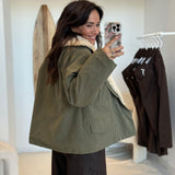 Manteau Lilio Kaki