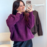 Pull Milan Aubergine