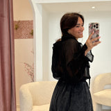 Blouse Salomé Noire