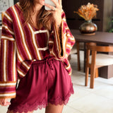 Short Jacob Bordeaux