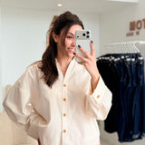 Chemisier Milan Écru