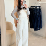 Salopette Solan Blanche