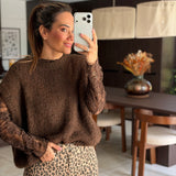 Pull Mathieu Marron