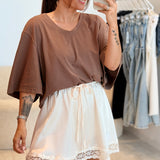 T-shirt Elian Marron