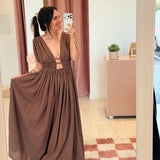 Robe Jade Marron