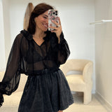 Blouse Salomé Noire