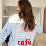 Chemisier Café Bleu