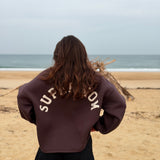 Sweat Super Mom Marron