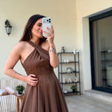 Robe Astrid Marron