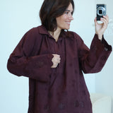 Chemisier Ethan Aubergine