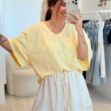 T-shirt Elian Jaune