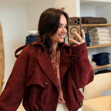 Manteau Tao Bordeaux