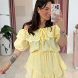 Combi-short Camille Jaune