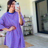 Robe Mary Bleu marine