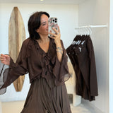 Blouse Lily Marron