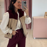 Veste Esther Bordeaux