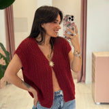 Gilet Mael Bordeaux