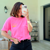 T-shirt Beach Club Rose